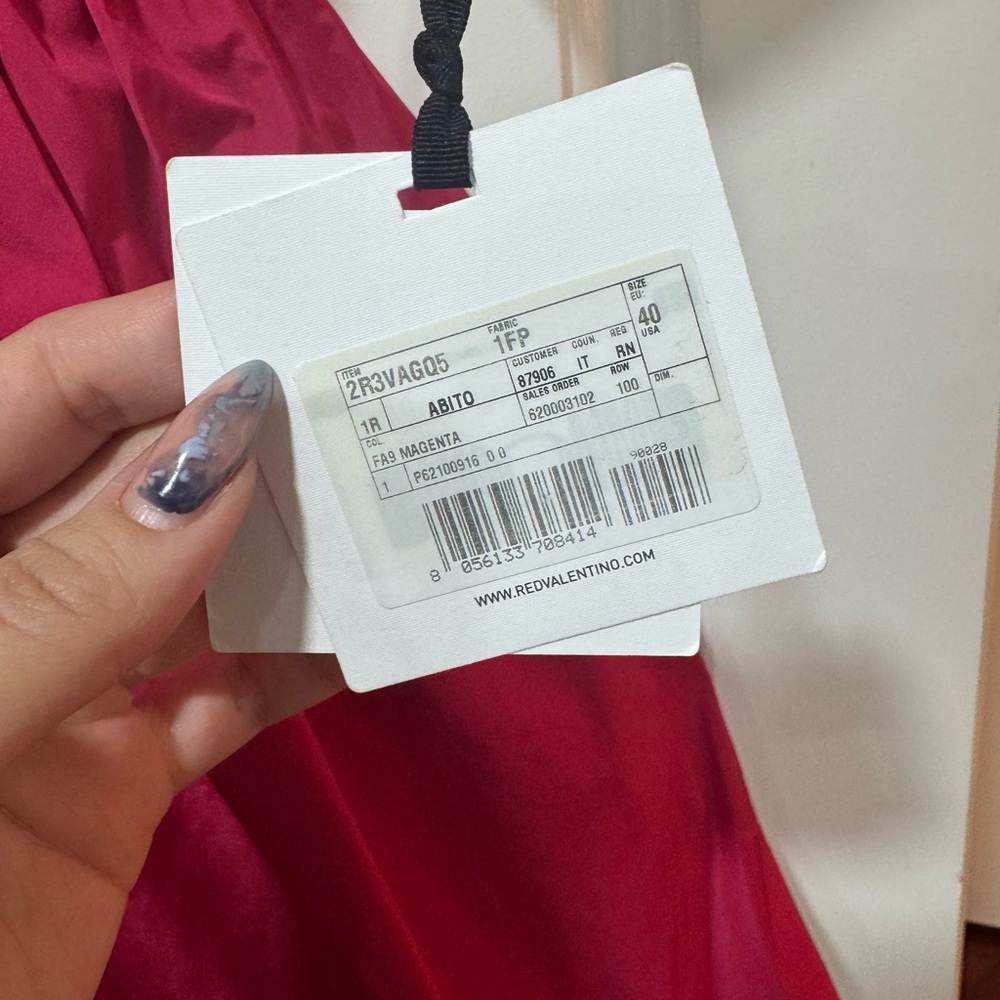 RED Valentino Ruffle-Sleeved Backless Mini Taffeta Dress Size EU 40 - US 4-6 - Picture 9 of 16
